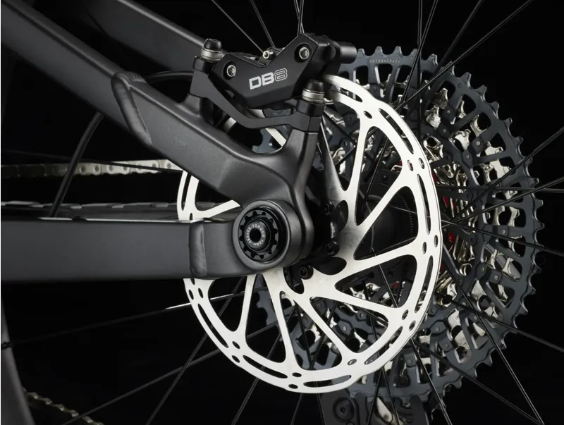 Trek Top Fuel 8 GX AXS Full Suspension Mountain Bike 2025 in Matte Dnister Black-5